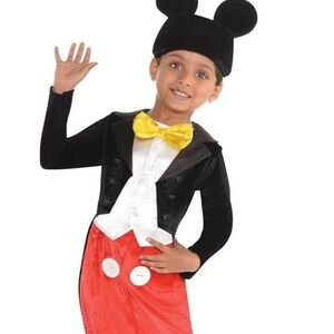 BRAND NEW boy disney mickey mouse halloween costume size 3-4T & S 4-6
